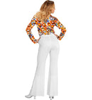 The 70S Groovy Style - White  Pants 