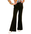 The 70S Groovy Style - Black  Pants 