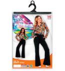 The 70S Groovy Style - Black  Pants 