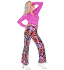 The 70S Groovy Style - Pink Tiny  Bubbles  Pants 