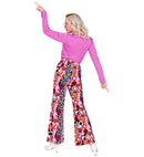 The 70S Groovy Style - Pink Tiny  Bubbles  Pants 
