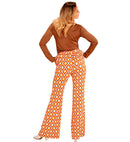 The 70S Groovy Style - Rhombus  Pants 