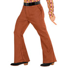 The 70S Groovy Style - Brown  Pants 