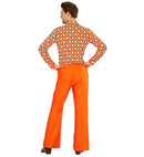 The 70S Groovy Style - Orange  Pants 