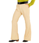 The 70S Groovy Style - Beige  Pants 