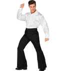 The 70S Groovy Style - Black  Pants 