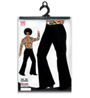The 70S Groovy Style - Black  Pants 