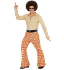 The 70S Groovy Style - Rhombus  Pants 