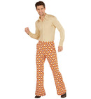 The 70S Groovy Style - Rhombus  Pants 