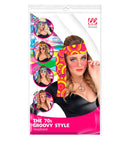 The 70S Groovy Style - Orange Bubbles  Headband 