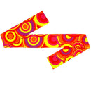 The 70S Groovy Style - Orange Bubbles  Headband 