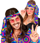 The 70S Groovy Style - Blue Bubbles  Headband 