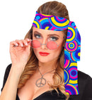 The 70S Groovy Style - Blue Bubbles  Headband 
