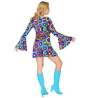 The 70S Groovy Style - Blue Bubbles  Dress 