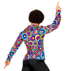 The 70S Groovy Style - Blue Bubbles  Shirt  