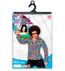 The 70S Groovy Style - Blue Bubbles  Shirt  