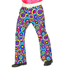 The 70S Groovy Style - Blue Bubbles  Pants 