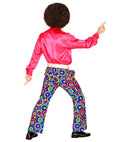 The 70S Groovy Style - Blue Bubbles  Pants 