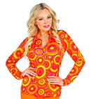 The 70S Groovy Style - Orange Bubbles Shirt 