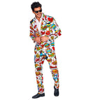 The 60S Pop Art Style  Jacket, Pants 