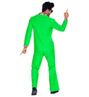 The 70S Disco Style - Hot Green  Jacket With Shirt, Pants 