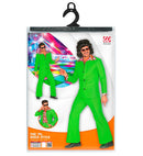 The 70S Disco Style - Hot Green  Jacket With Shirt, Pants 