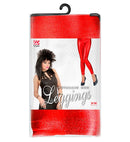Metallic Red Leggings