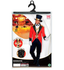 Ringmaster  Tailcoat With Vest, Shirt Front With Collar And Bow Tie, Pants, Top Hat, Gloves, Whip 