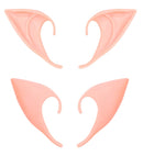 Pairs Of Soft Latex Pointed Ears  For Elf, Fairy, Witch, Devil, Etc. 