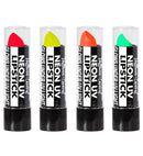 Display Box Of 24 Neon Lipsticks 6 Ml -  6 Each Of Neon Pink, Neon Yellow, Neon Green, Neon Orange 