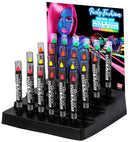 Display Box Of 24 Neon Make-Up Pencils - 3,5 Ml  6 Each Of Neon Pink, Neon Yellow, Neon Green, Neon Orange 