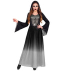 Gothic Lady  Hooded Dress 