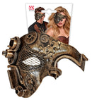 Copper Steampunk Half Face Mask