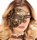 Copper Steampunk Half Face Mask