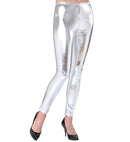 Metallic Silver Leggings