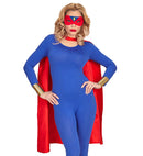 Super Hero  Cape, Eyemask  - 85 Cm