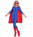 Super Hero  Cape, Eyemask  - 85 Cm