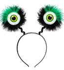 Feathered Green Eyes Headbopper