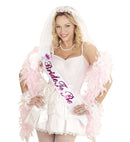  Bride To Be Double Layer Satin Sash With Crowned Head