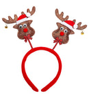  Reindeer Head Bopper With Jingle Bells