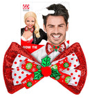 Red  Christmas Bow Tie