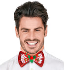 Red  Christmas Bow Tie