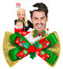 Gold  Christmas Bow Tie
