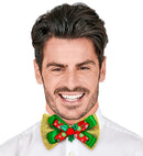 Gold  Christmas Bow Tie