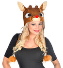 Plush Reindeer Hat