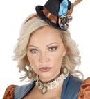 Steampunk Lace Choker & Cameo Earrings