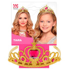 Gold Tiara With Pink Gems