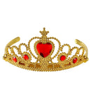 Gold Tiara With Red Gems