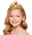 Gold Tiara With Red Gems