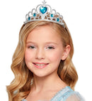 Silver Tiara With Turquoise Gems